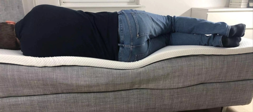 Zijligging op de Emma Topper en IKEA Hövåg